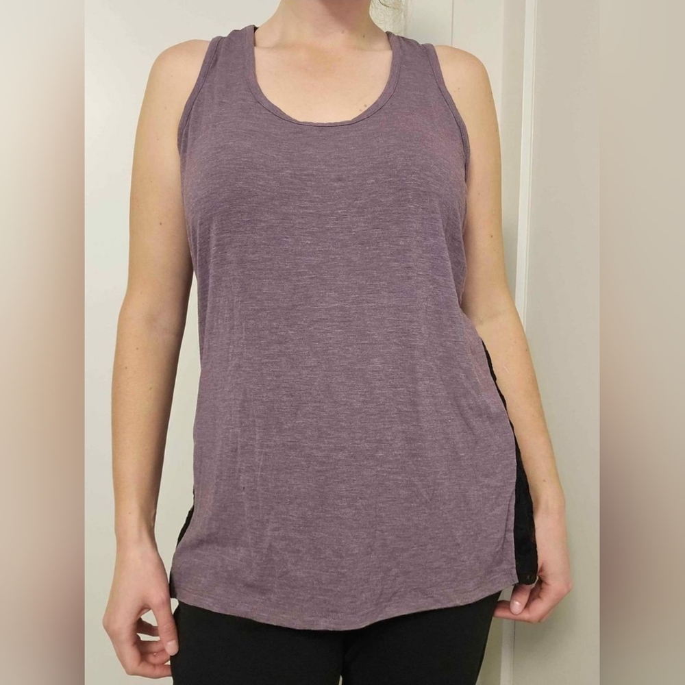 Warehouse One Purple Womens Tank Top